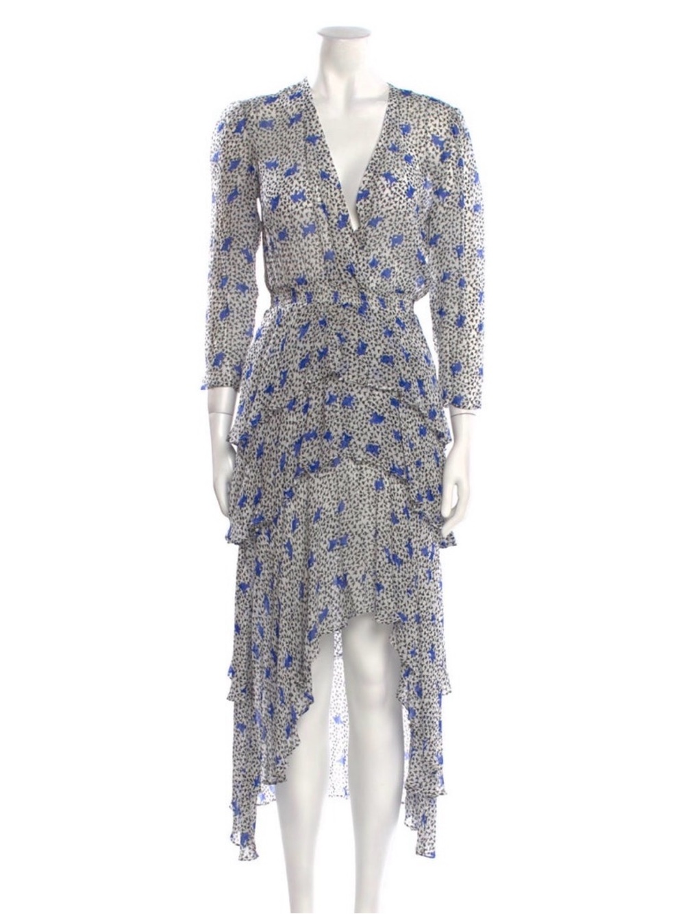 Maje Rencala floral printed midi dress